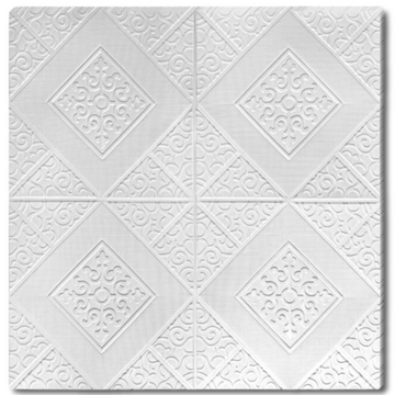 10 x Placi Tavan 3D - 70 X 70 Cm "Romb" 3mm ( COD: 79 )