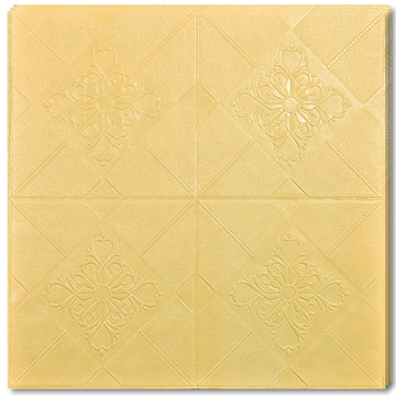 10 x Placi Tavan 3D - 69 X 69 Cm "Romb Galben" 2mm ( COD: 77  )