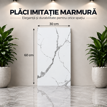 10 x Placi Marmura (imitatie) 1.5mm - COD: MH-002-30 - 30x60cm
