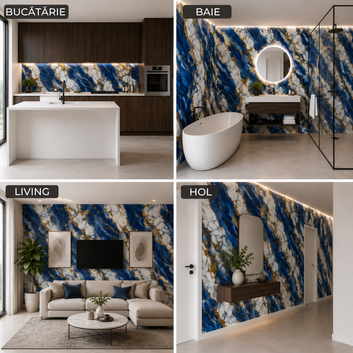 Rola Autoadeziva Imitatie Marmura 2mm - COD: V0606-34 - 120x300cm(3.6mp)