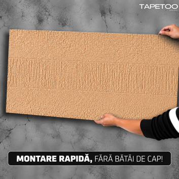 Texturált kőhatású dekorációs panelek, 60x120cm, KÓD: V0605-38
