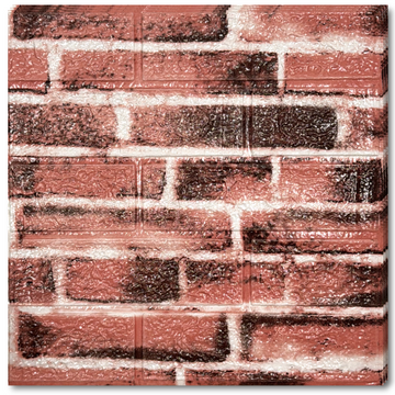 10 x Placi Mici Tapet 3D - 34 X 39 Cm "Caramida Rosie" 3mm ( COD: 128827 )