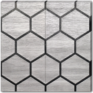 10 x Placi Tapet 3D - 67.5 X 67.5 Cm "Romburi gri" 3mm ( COD: 7373 - 33 )