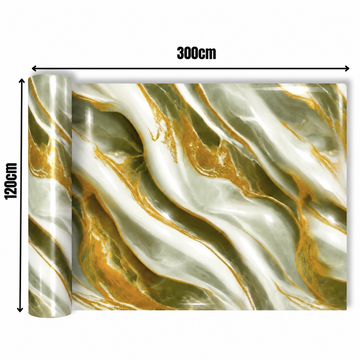 Rola Autoadeziva Imitatie Marmura 2mm - COD: V0602-46 - 120x300cm(3.6mp)