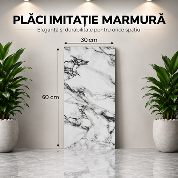 10 x Placi Marmura (imitatie) 1.5mm - COD: MH-007-30 - 30x60cm