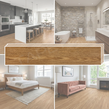 Set 36 x Placi PVC Podea Autoadezive - Cod: 162883 - 15x91 cm