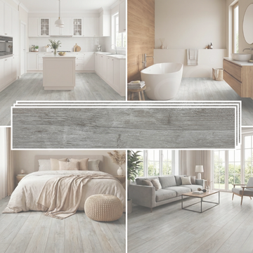 Set 36 x Placi PVC Podea Autoadezive - Cod: 162886 - 15x91 cm