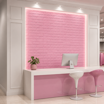 10 x Placi Tapet 3D - 70 X 77 Cm "Roz" 3mm ( COD: 3 )