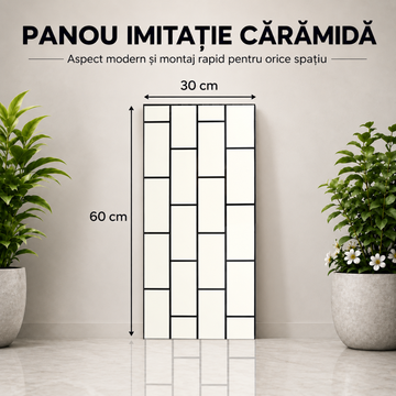 10 x Placi Marmura (imitatie) 2mm - COD: P88103  - 30x60cm
