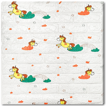 10 x Placi Tapet 3D - 70 X 77 Cm " Unicorn " 3mm ( COD: 7373-31 )