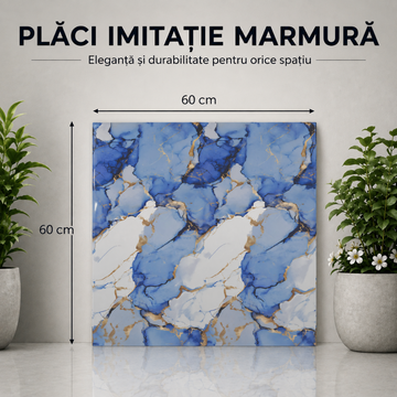10 x Placi Marmura (imitatie) 2mm - COD: 7786-60 - 60x60cm