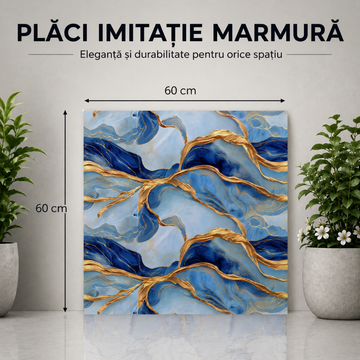 10 x Placi Marmura (imitatie) 2mm - COD: 7801-60 - 60x60cm