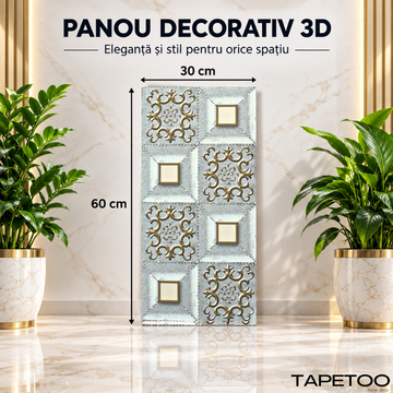 10 x Placi Marmura (imitatie) 2mm - COD: PH001 - 30x60cm