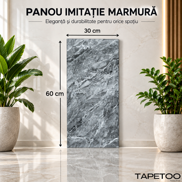 10 x Placi Marmura (imitatie) 2mm - COD: P8807 - 30x60cm