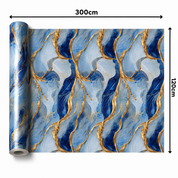 Öntapadós márványhatású fólia, 1,5 mm, 120x300 cm, 3,6 nm, kód: 7801