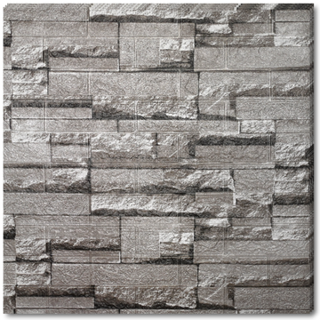 10 x Placi Tapet 3D - 70 X 77 Cm " Piatra cenusie " 3mm ( COD: 7373-17 )