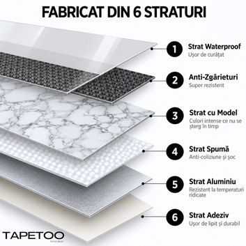 10 x Márvány hatású lap 2mm - KÓD: PD907 - 30x60cm