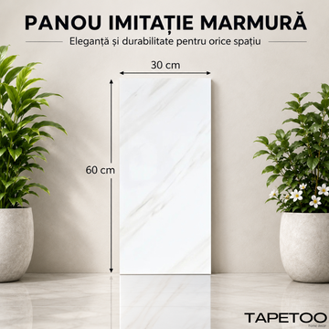 10 x Placi Marmura (imitatie) 2mm - COD: P8801 - 30x60cm