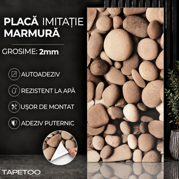 10 x Placi Marmura (imitatie) 2mm - COD: PS9902 - 30x60cm