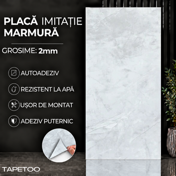 10 x Placi Marmura (imitatie) 2mm - COD: PD902 - 30x60cm