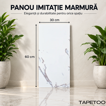10 x Placi Marmura (imitatie) 2mm - COD: PD909 - 30x60cm