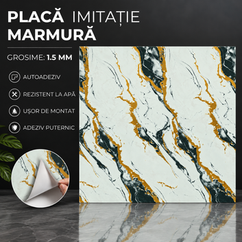10 x Placi Marmura (imitatie) 1.5mm - COD: MH-036-60 - 60x60cm