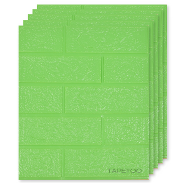 25 x Placi Mici Tapet 3D - 34 X 39 Cm "Verde" 3mm ( COD: 51-MIC )
