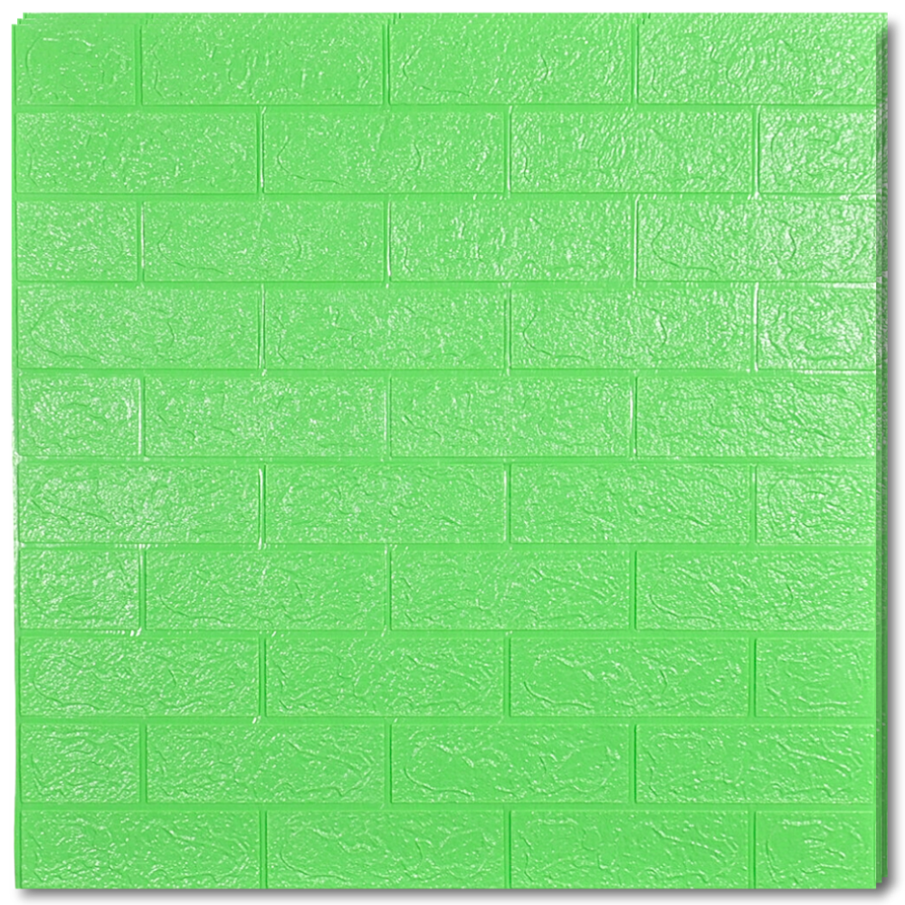 10 x Placi Tapet 3D - 70 X 77 Cm "Verde" 3mm ( COD: 51 )