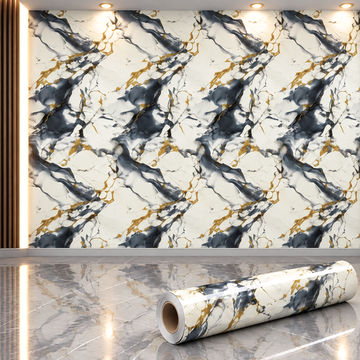 Rola Autoadeziva Imitatie Marmura 2mm - COD: V0601-7 - 120x300cm(3.6mp)