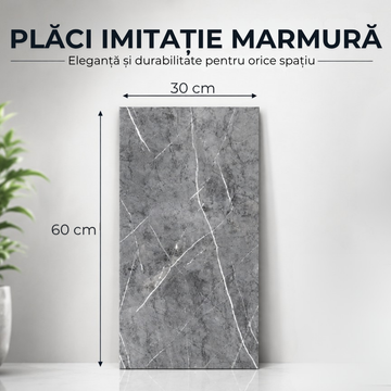 10 x Placi Marmura (imitatie) 2mm - COD: BR108 - 30x60cm