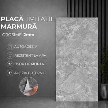 10 x Placi Marmura (imitatie) 2mm - COD: MN02 - 30x60cm