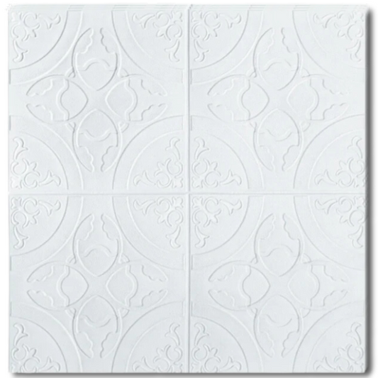 10 x Placi Tavan 3D - 70 X 70 Cm ,,Cerc'' 3mm ( COD: 13 )