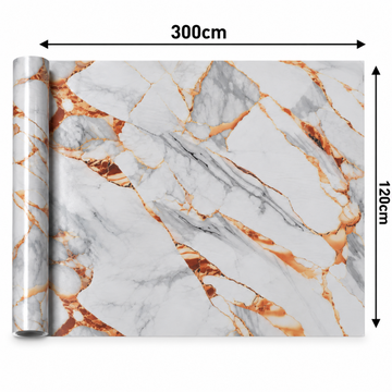 Rola Autoadeziva Imitatie Marmura 2mm - COD: MG-7683 - 120x300cm(3.6mp)