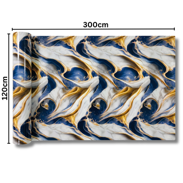 Rola Autoadeziva Imitatie Marmura 2mm - COD: V0605-5 - 120x300cm(3.6mp)