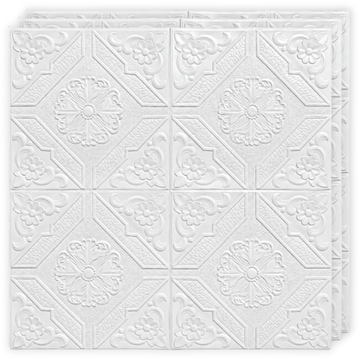 10 x Placi Tavan 3D - 70 X 70 Cm ,,Motiv floral''  3mm ( COD: 9 )