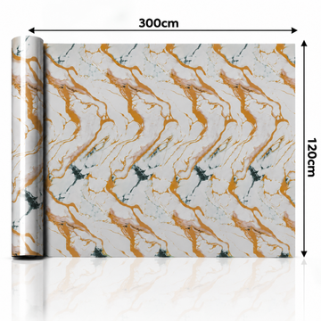 Rola Autoadeziva Imitatie Marmura , 1.5mm, 120x300cm, 3.6mp, Cod MH-065