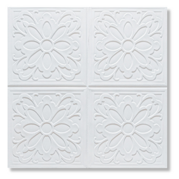 10 x Placi Tavan 3D - 70 X 70 Cm ,,Motiv floral''  3mm ( COD: 16 )