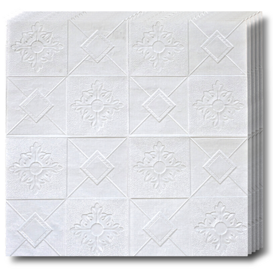 10 x Placi Tavan 3D - 70 X 70 Cm ,,Patrate'' 3mm ( COD: 15 )