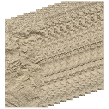 Panouri Decorative cu Aspect de Piatră Texturată, 60x120cm, COD: V0601-15