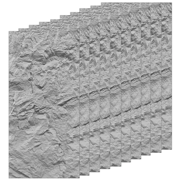 Panouri Decorative cu Aspect de Piatră Texturată, 60x120cm, COD: V0601-16