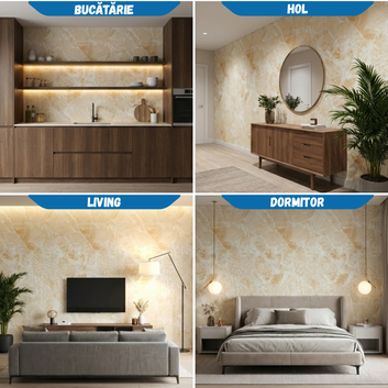 Rola Tapet 3D Autoadeziv 10mm - COD: V0601-28 - 70x300cm(2.1mp)