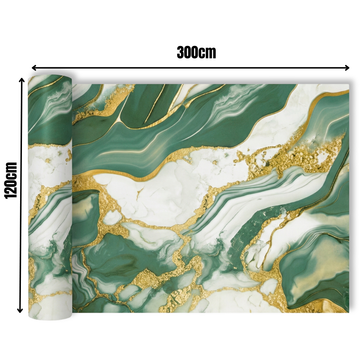 Rola Autoadeziva Imitatie Marmura 2mm - COD: V0601-2 - 120x300cm(3.6mp)