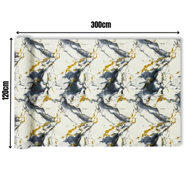 Rola Autoadeziva Imitatie Marmura 2mm - COD: V0601-7 - 120x300cm(3.6mp)