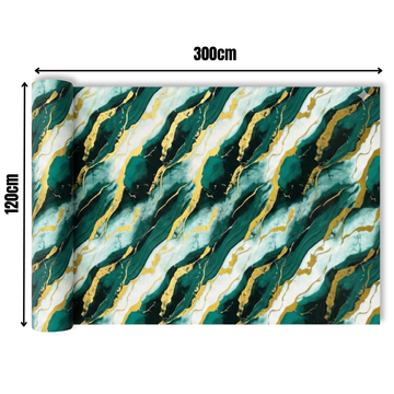 Rola Autoadeziva Imitatie Marmura 2mm - COD: V0601-9 - 120x300cm(3.6mp)