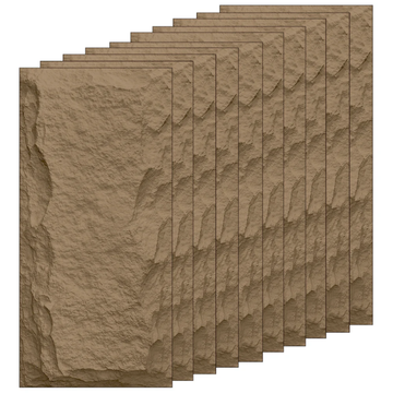 Panouri Decorative cu Aspect de Piatră Texturată, 60x120cm, COD: V0602-13