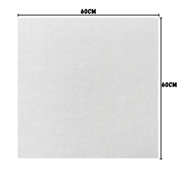 Set 10 bucăți mocheta autoadezivă pentru pardoseală, alb, 60x60cm, 3.6mp, V0602-20