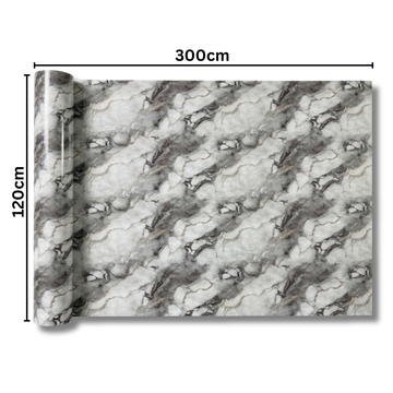 Rola Autoadeziva Imitatie Marmura 2mm - COD: V0605-2 - 120x300cm(3.6mp)