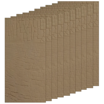 Panouri Decorative cu Aspect de Piatră Texturată, 60x120cm, COD: V0605-38