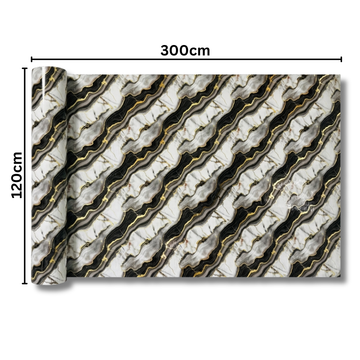 Rola Autoadeziva Imitatie Marmura 2mm - COD: V0606-2 - 120x300cm(3.6mp)