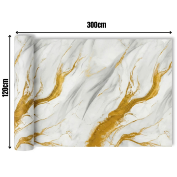 Rola Autoadeziva Imitatie Marmura 2mm - COD: V0601-5 - 120x300cm(3.6mp)